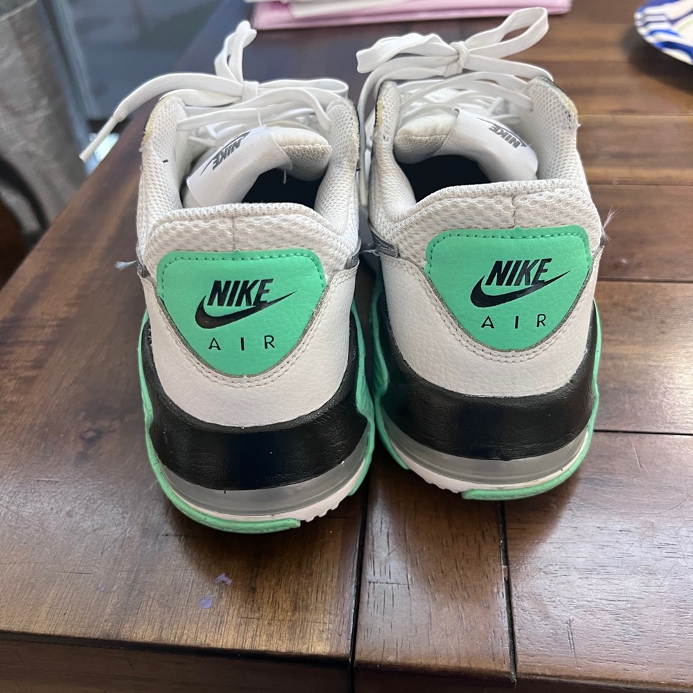 Nike Air Max Women's Sneakers White, Black, Mint Green - Picture 3 of 6